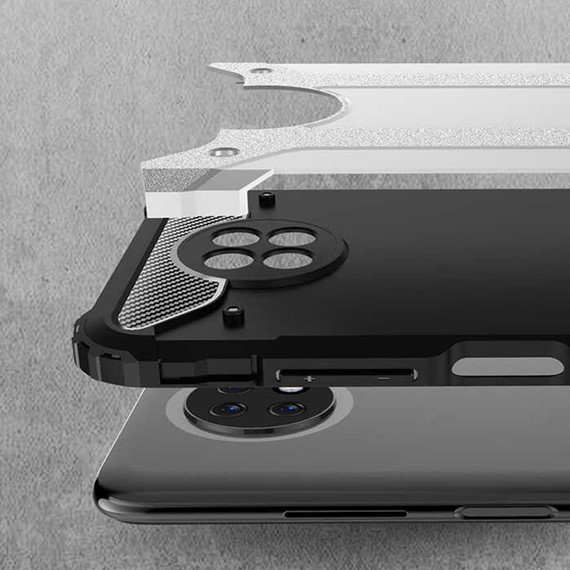 CaseUp Xiaomi Redmi Note 9 5G Kılıf Tank Siyah 3